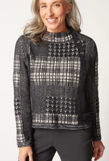 Habitat Habitat  Black Patchwork Pullover Sweater KH Habitat Habitat  Black Patchwork Pullover Sweater KH
