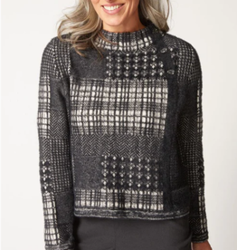 Habitat Habitat Black Patchwork Pullover Sweater KH Habitat Habitat Black Patchwork Pullover Sweater KH