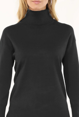 Metric Knits Metric Knits Black Turtle Neck Long Sleeve Top CC Metric Knits Metric Knits Black Turtle Neck Long Sleeve Top CC