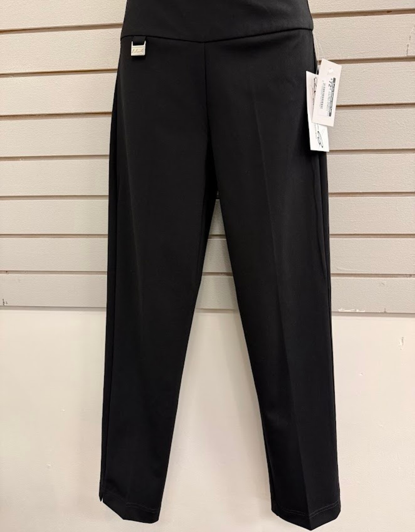 Lulu B Lulu  Black Ponte Ankle Pant LS