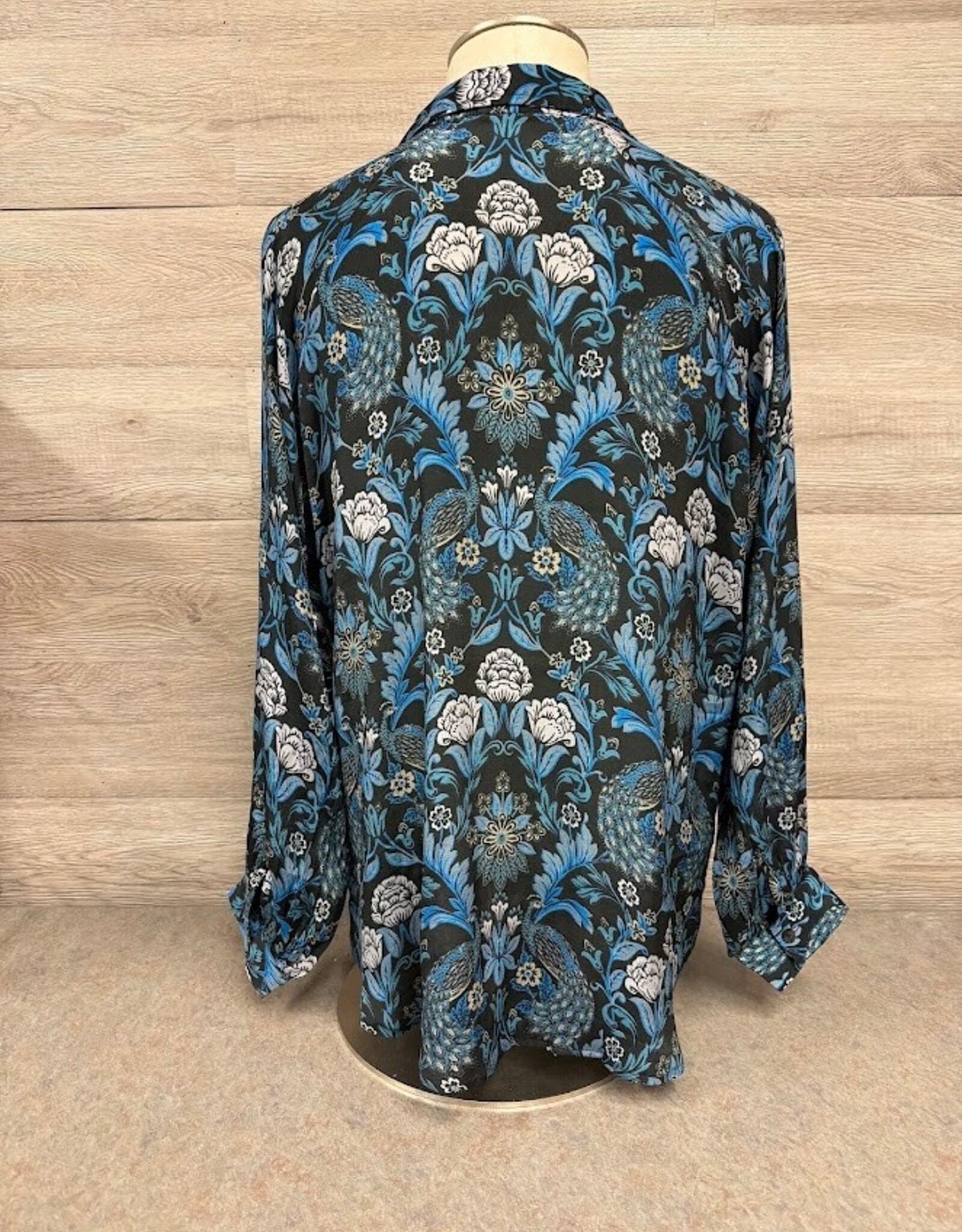 APNY APNY Blue Multi Long Sleeve Top CA