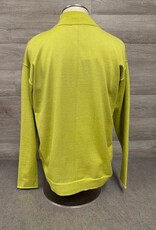 Metric Knits Metric Knits Olive Mock Neck Long Sleeve Top  AS