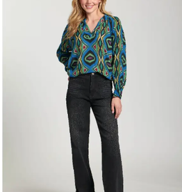 APNY APNY C180 Black Patch Pocket Midrise Jean