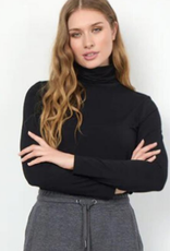 Soya Concept SOYA CONCEPT  Black Long Sleeve Turtle Neck Top LO