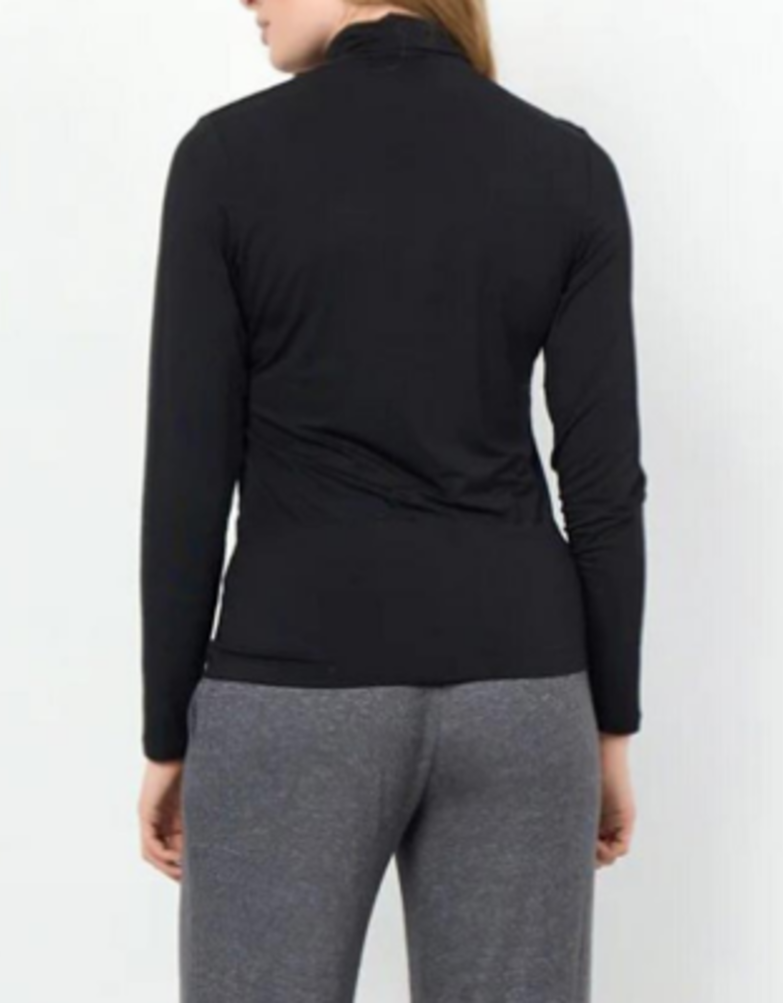 Soya Concept SOYA CONCEPT  Black Long Sleeve Turtle Neck Top LO