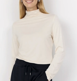 Soya Concept SOYA CONCEPT  Cream Long Sleeve Turtle Neck Top LO