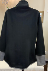 Lulu B Lulu B Black Reversible Zip Up Jacket AH Lulu B Lulu B Black Reversible Zip Up Jacket AH