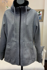 Lulu B Lulu B Black Reversible Zip Up Jacket AH Lulu B Lulu B Black Reversible Zip Up Jacket AH