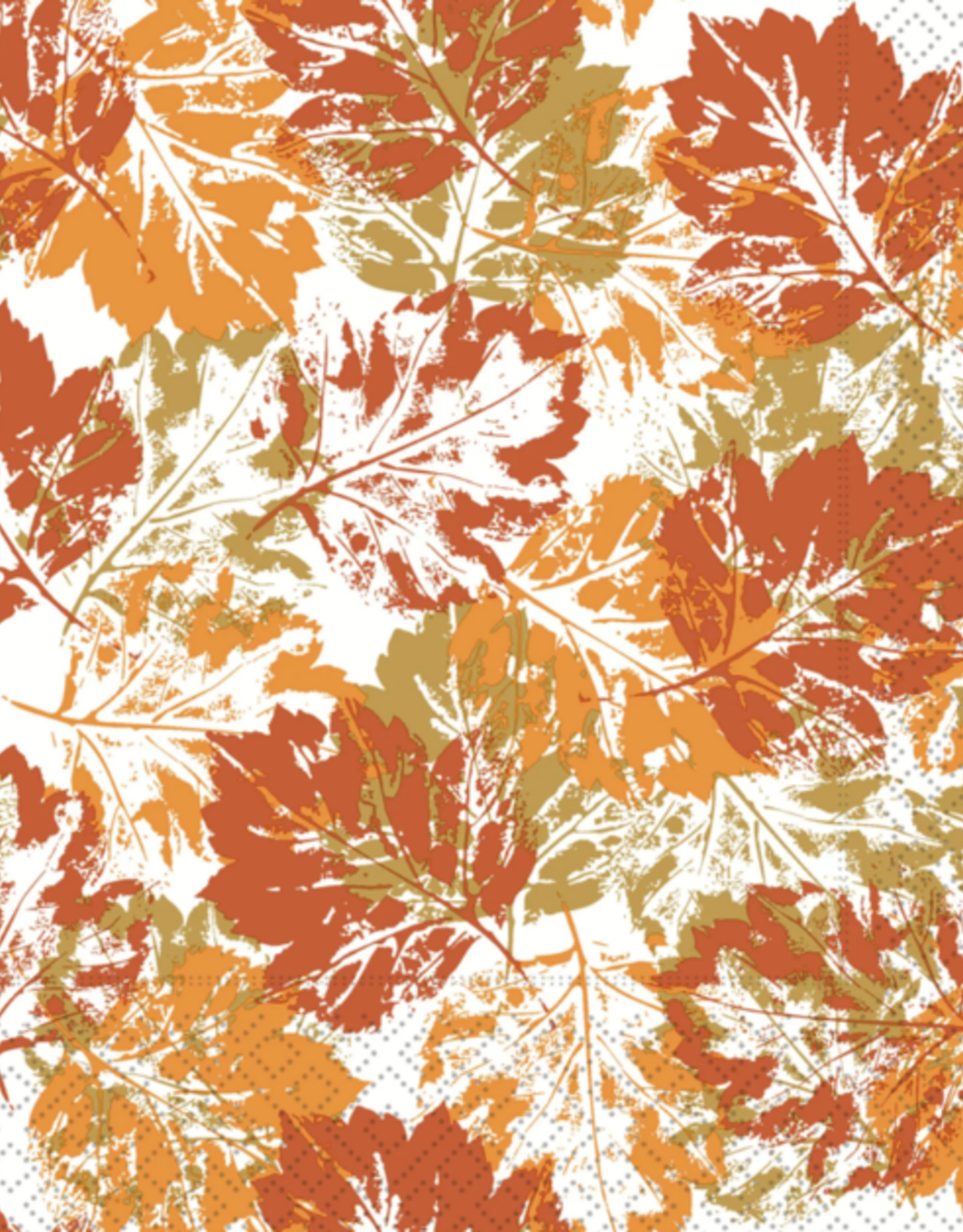 Boston International Harvest Leaves Cocktail Napkin