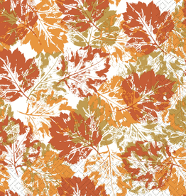 Boston International Harvest Leaves Cocktail Napkin