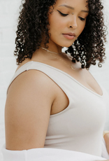 Elietian Elietian Sand Curvy Fit Reversible Neckline Tank Elietian Elietian Sand Curvy Fit Reversible Neckline Tank