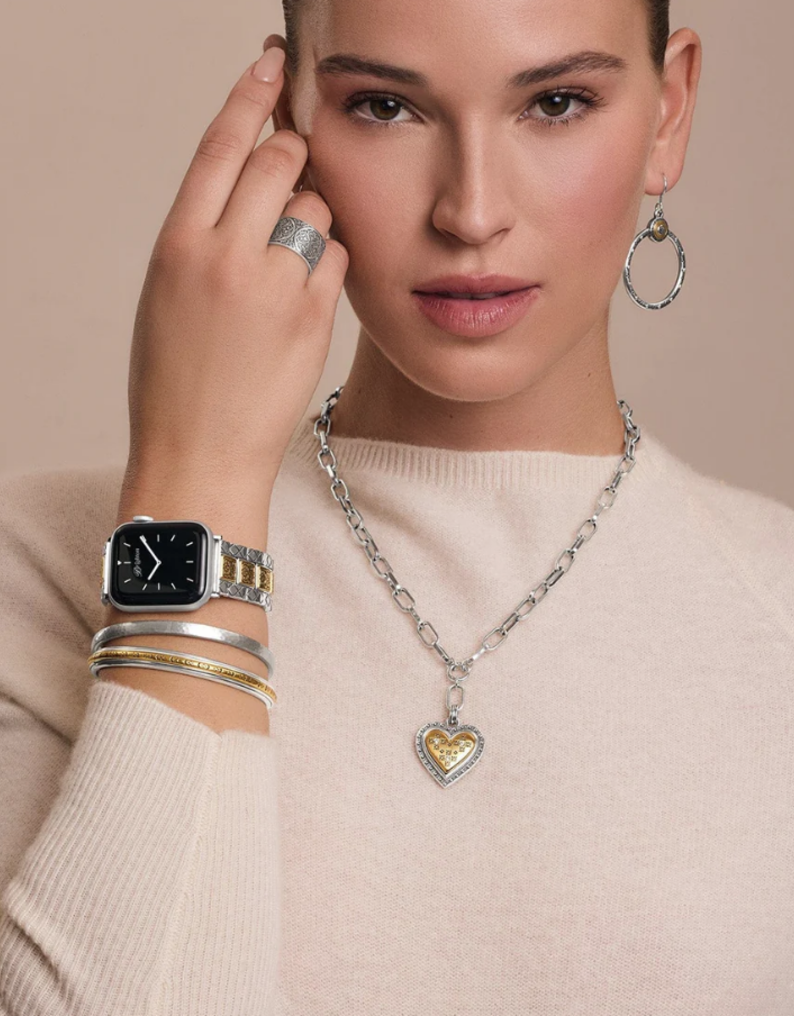 Brighton Brighton Mosaic Two Tone Watch Band