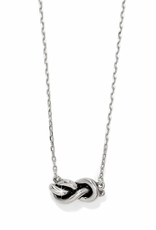 Brighton Brighton Silver Interlok Single Knot Petite Necklace