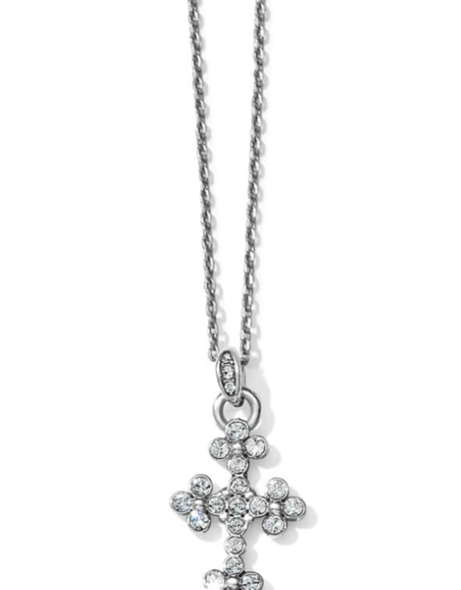 Brighton Brighton Silver Abbey Cross Necklace