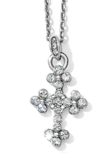 Brighton Brighton Silver Abbey Cross Necklace