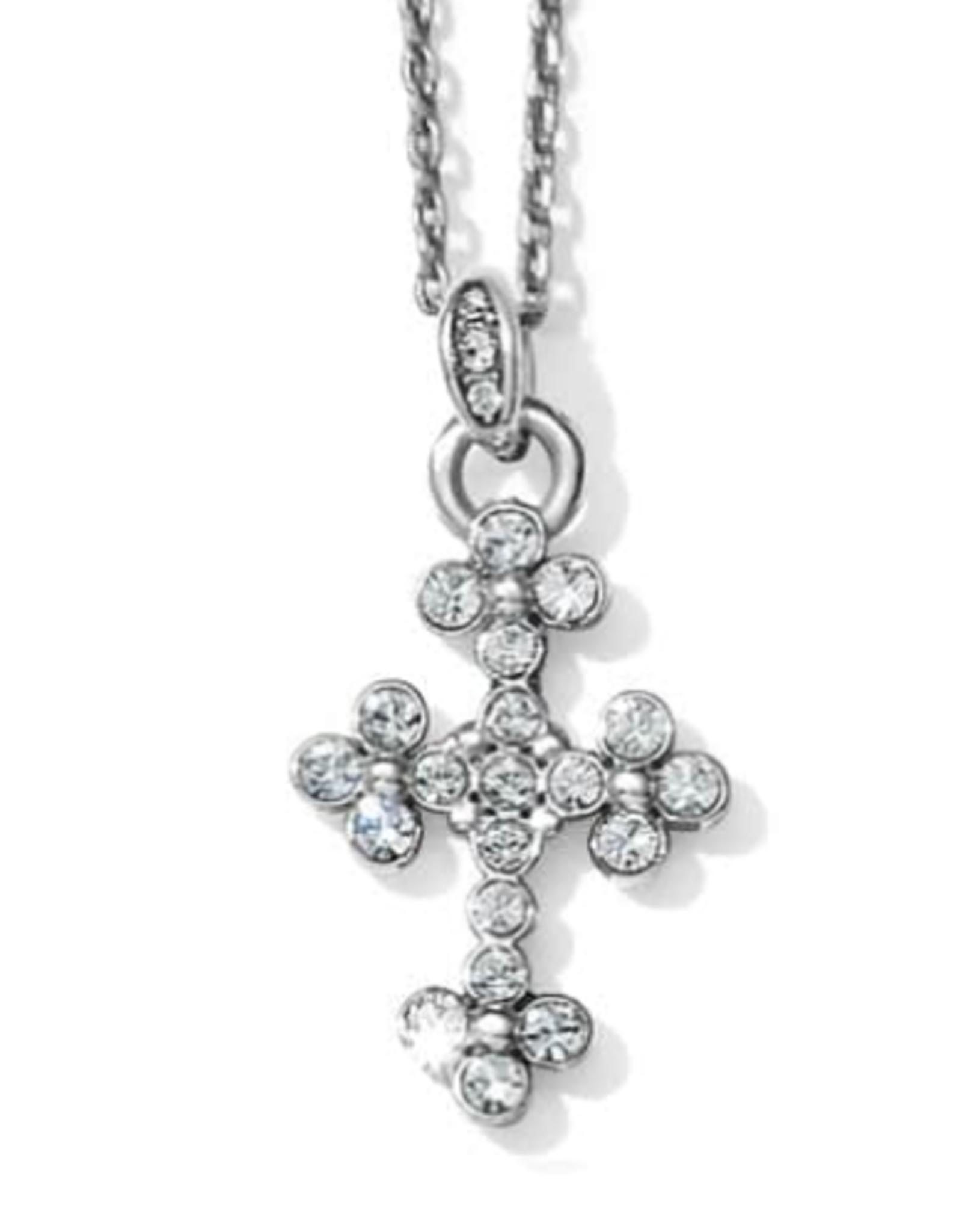 Brighton Brighton Silver Abbey Cross Necklace
