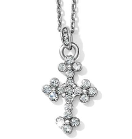Brighton Brighton Silver Abbey Cross Necklace