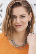 Brighton Brighton Pebble Link Two Tone Necklace