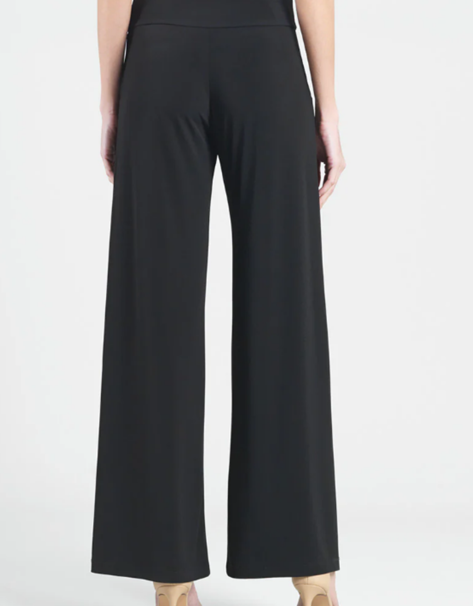 Clara Sun Woo Clara Sun Woo PT21 Black Pull-On Palazzo Pant