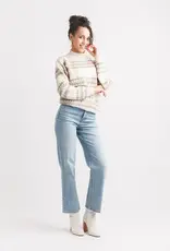 Papillon Papillon Cream Round High Neck Sweater AL