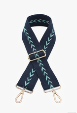 Jen and Co Jen & Co Blue Arrow Adjustable Guitar Strap