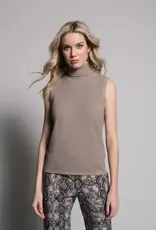 Picadilly PICADILLY Heather Grey  Turtle Neck Tank  LK