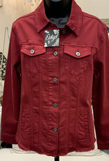 Ethyl Ethyl JK1842RAI Denim Long Sleeve Jacket w/Detail CK