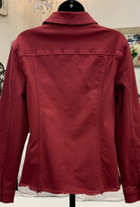 Ethyl Ethyl JK1842RAI Denim Long Sleeve Jacket w/Detail CK