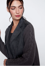 Picadilly PICADILLY  Heather Charcoal Mid Length Jacket OK