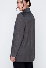Picadilly PICADILLY  Heather Charcoal Mid Length Jacket OK