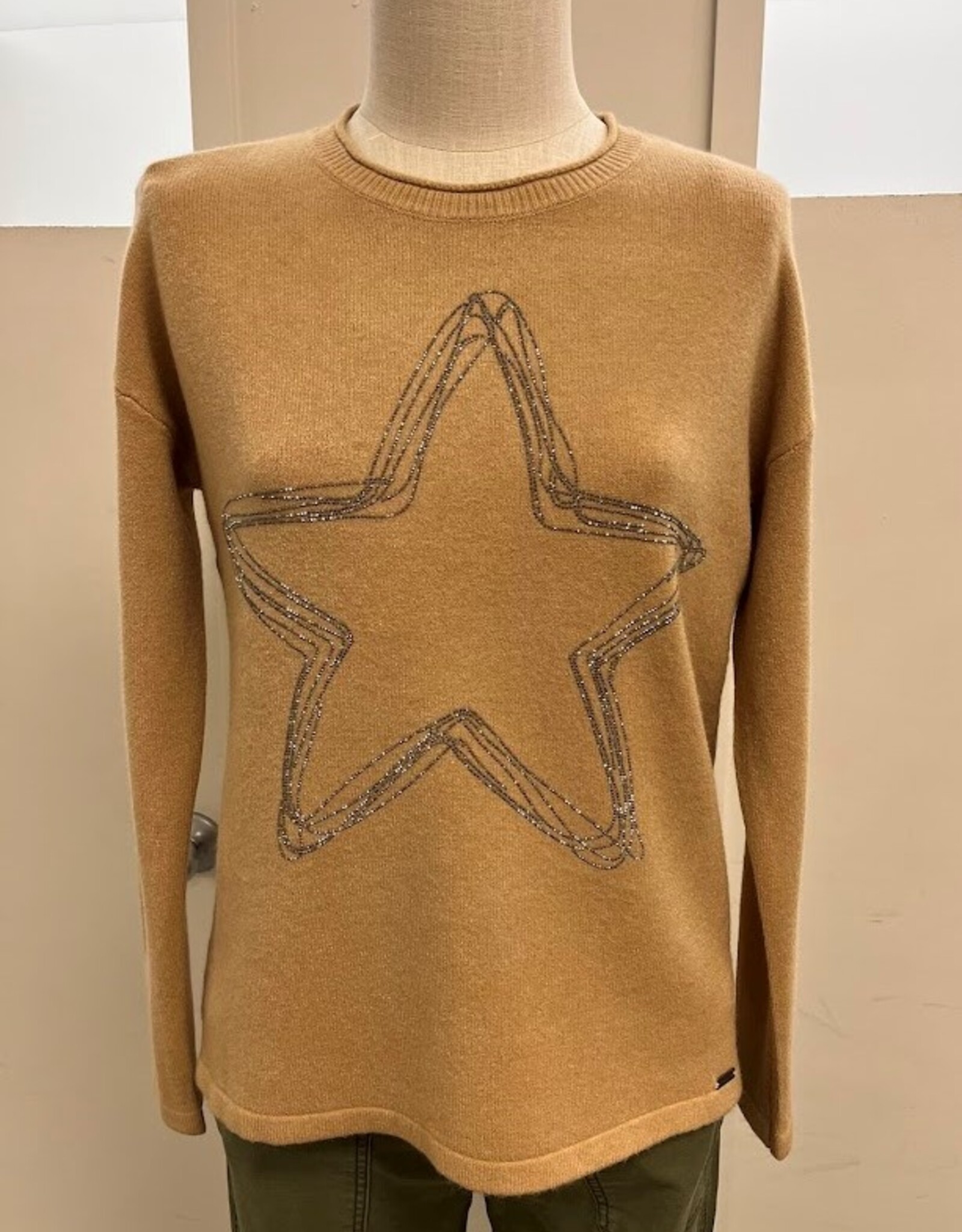 Picadilly PICADILLY Djon Embellished Star Top AR