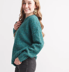 Papillon Papillon Teal Marble Sweater