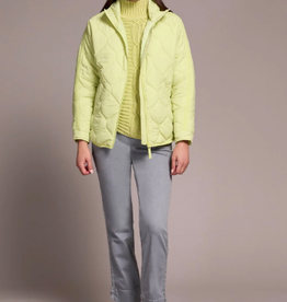 Tribal Tribal Limemist Zip Front Drop Shoulder Quilted Puffer Jacket