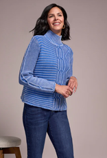 Tribal Tribal Ultra Blue Textured Sweater CK