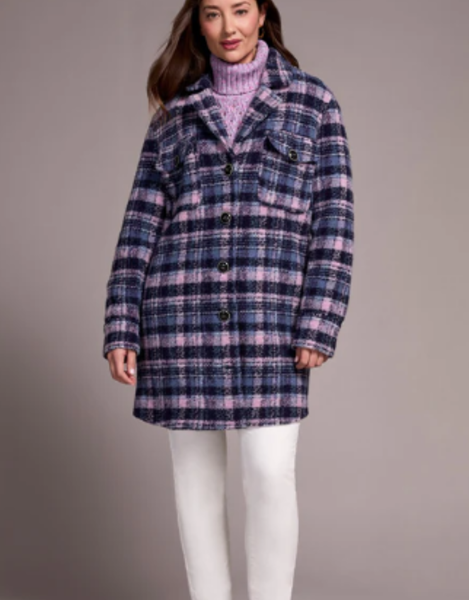 Tribal Tribal 5966O Vintage Lilac Notch Collar Jacket OE