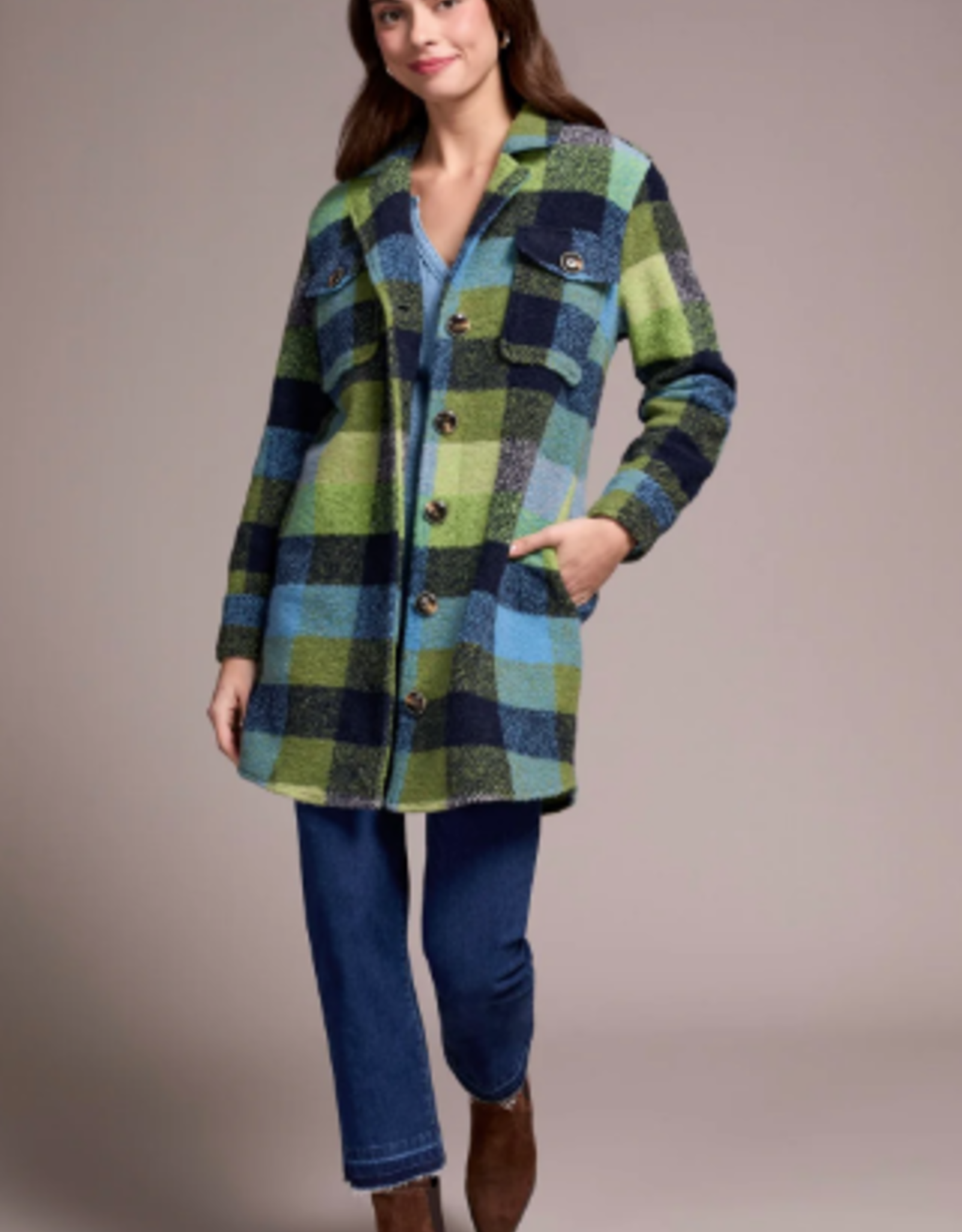 Tribal Tribal Night Fall Notch Collar Jacket OE