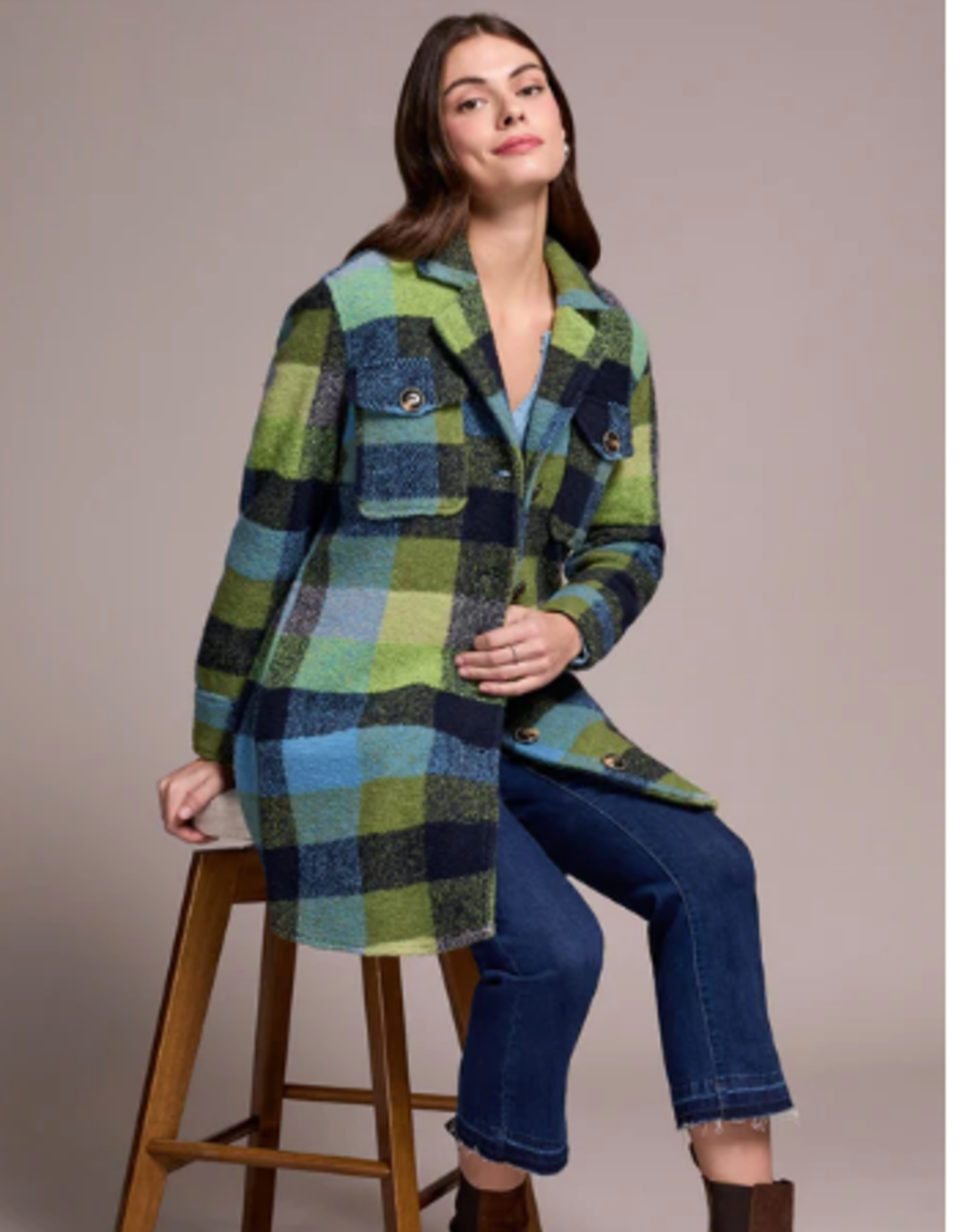 Tribal Tribal Night Fall Notch Collar Jacket OE