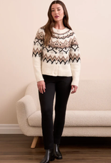 Tribal Tribal  Moonstone Button Up Cardigan Sweater KA