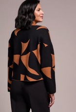 Tribal Tribal  Bran Mock Neck L/S Sweater KE