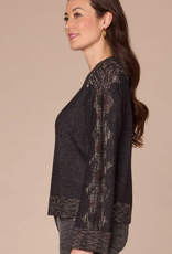 Democracy Democracy Charcoal Mock Neck Sweater AH