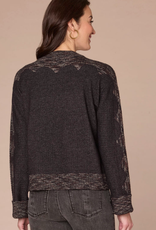 Democracy Democracy Charcoal Mock Neck Sweater AH