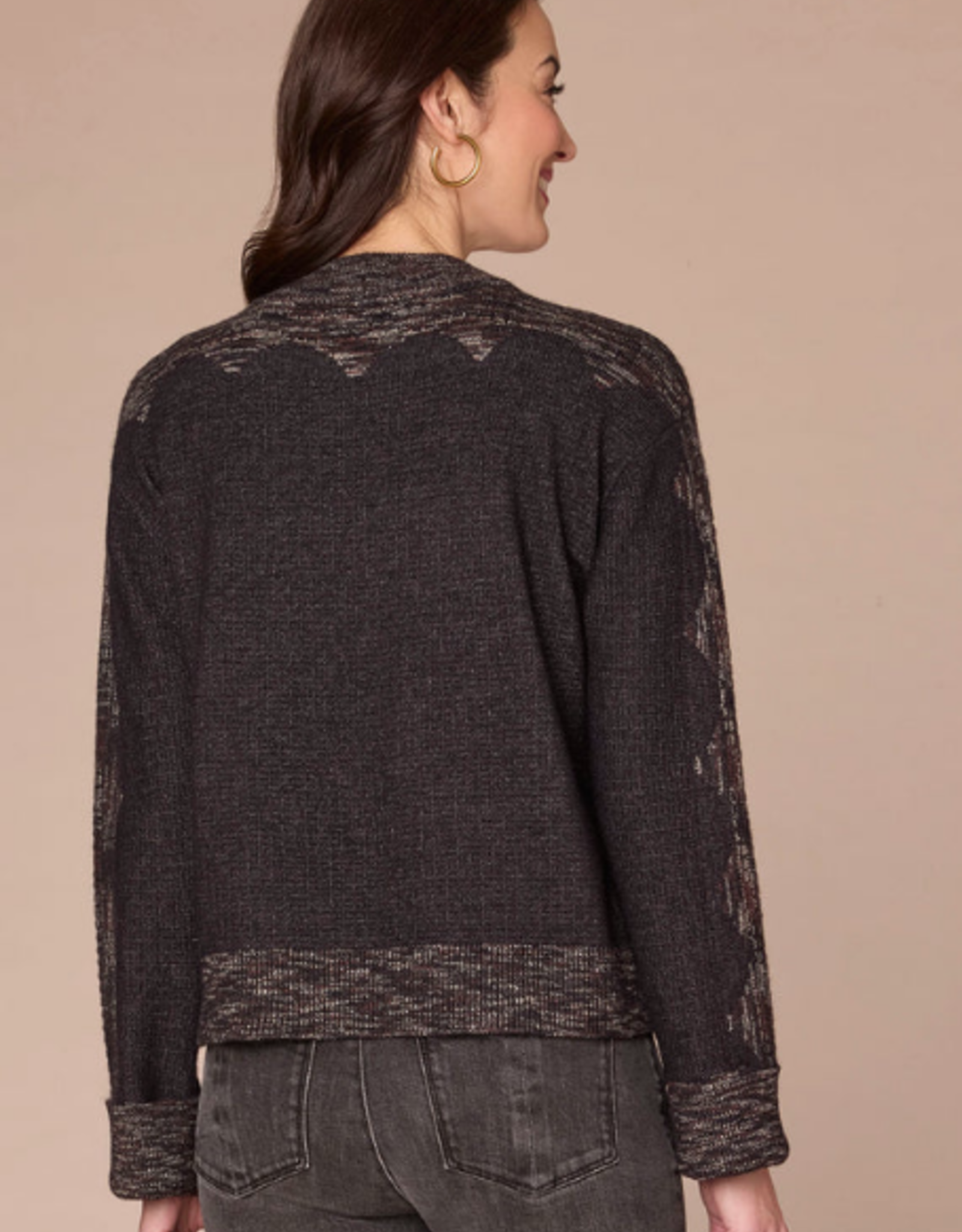 Democracy Democracy Charcoal Mock Neck Sweater AH