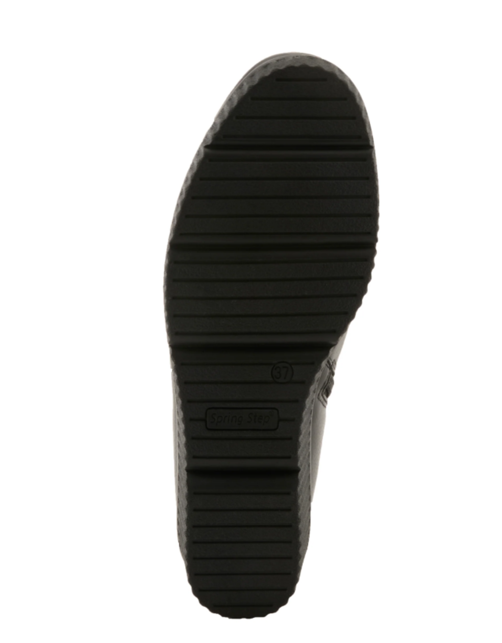 Spring Footwear Spring Footwear Black Wedge Zip Ankle Boot