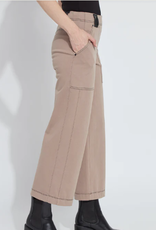 Lysse Lysse  Valerie Taupe  Wide Leg Crop Denim HB
