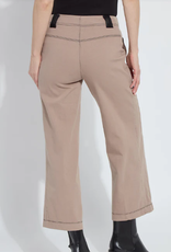 Lysse Lysse  Valerie Taupe  Wide Leg Crop Denim HB