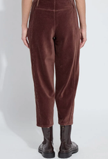 Lysse Lysse Tatum  Wood Corduroy Crop Barrel Pant KH