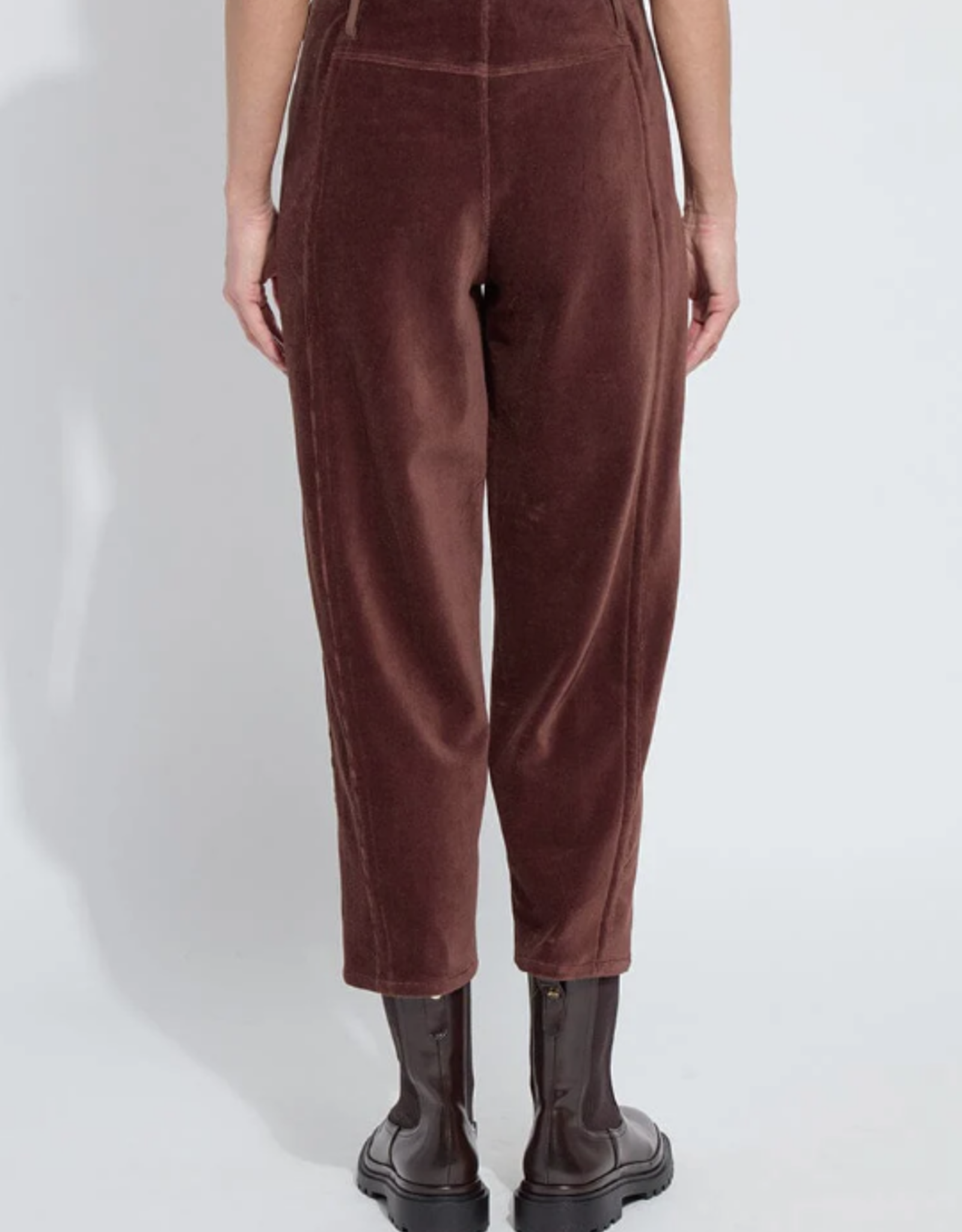 Lysse Lysse Tatum  Wood Corduroy Crop Barrel Pant KH