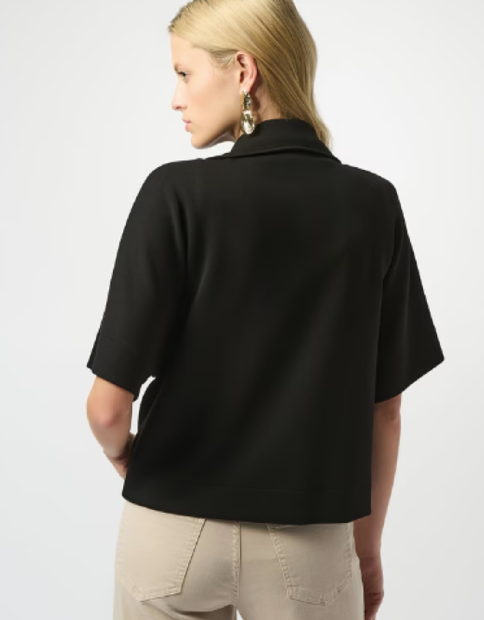 Joseph Ribkoff Joseph Ribkoff Black Edgy Biker Jacket