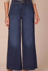 Democracy Democracy Blue Skyrise Wide Leg Jean  AA
