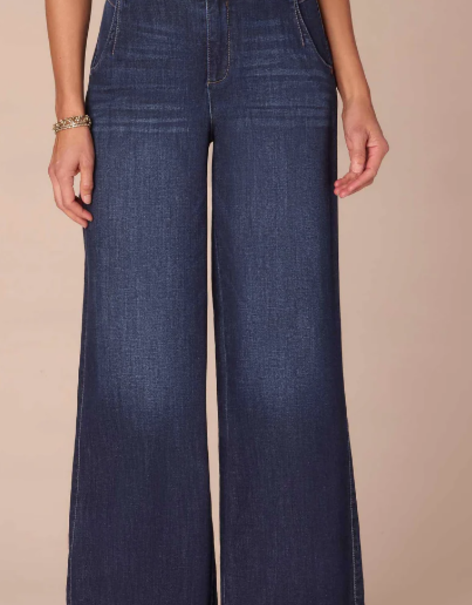Democracy Democracy Blue Skyrise Wide Leg Jean  AA